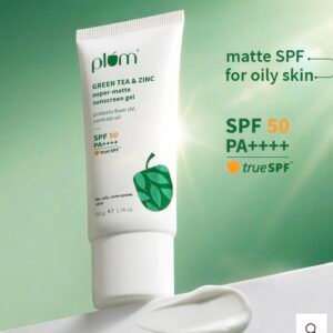 Plum Green Tea & Zinc Super-Matte SPF 50 Sunscreen Gel (50g)