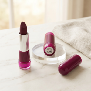 Hilary Rhoda - Purple Matte Lipstick