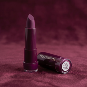 Hilary Rhoda - Purple Matte Lipstick