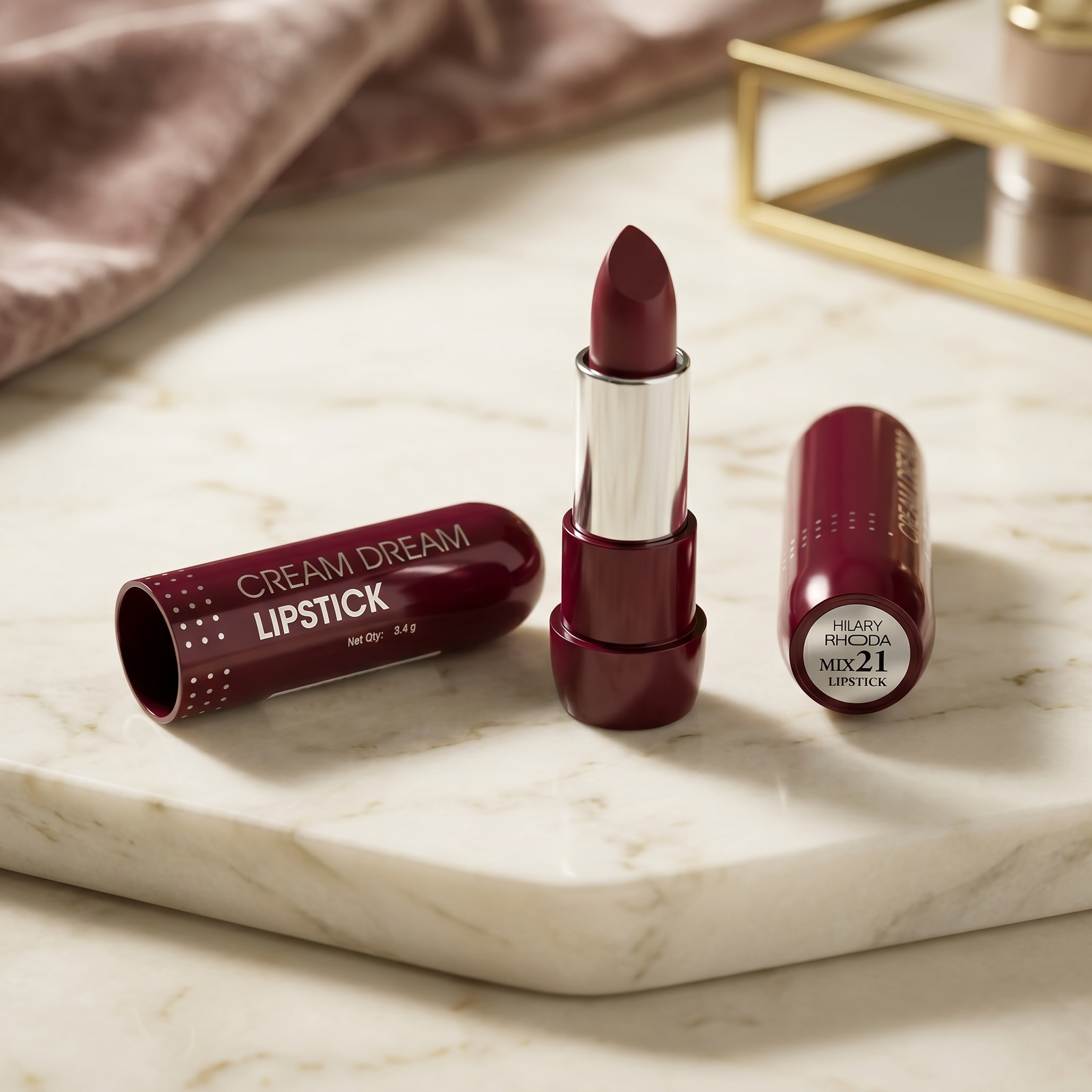 Hilary Rhoda - Chocolate Brown Matte Lipstick