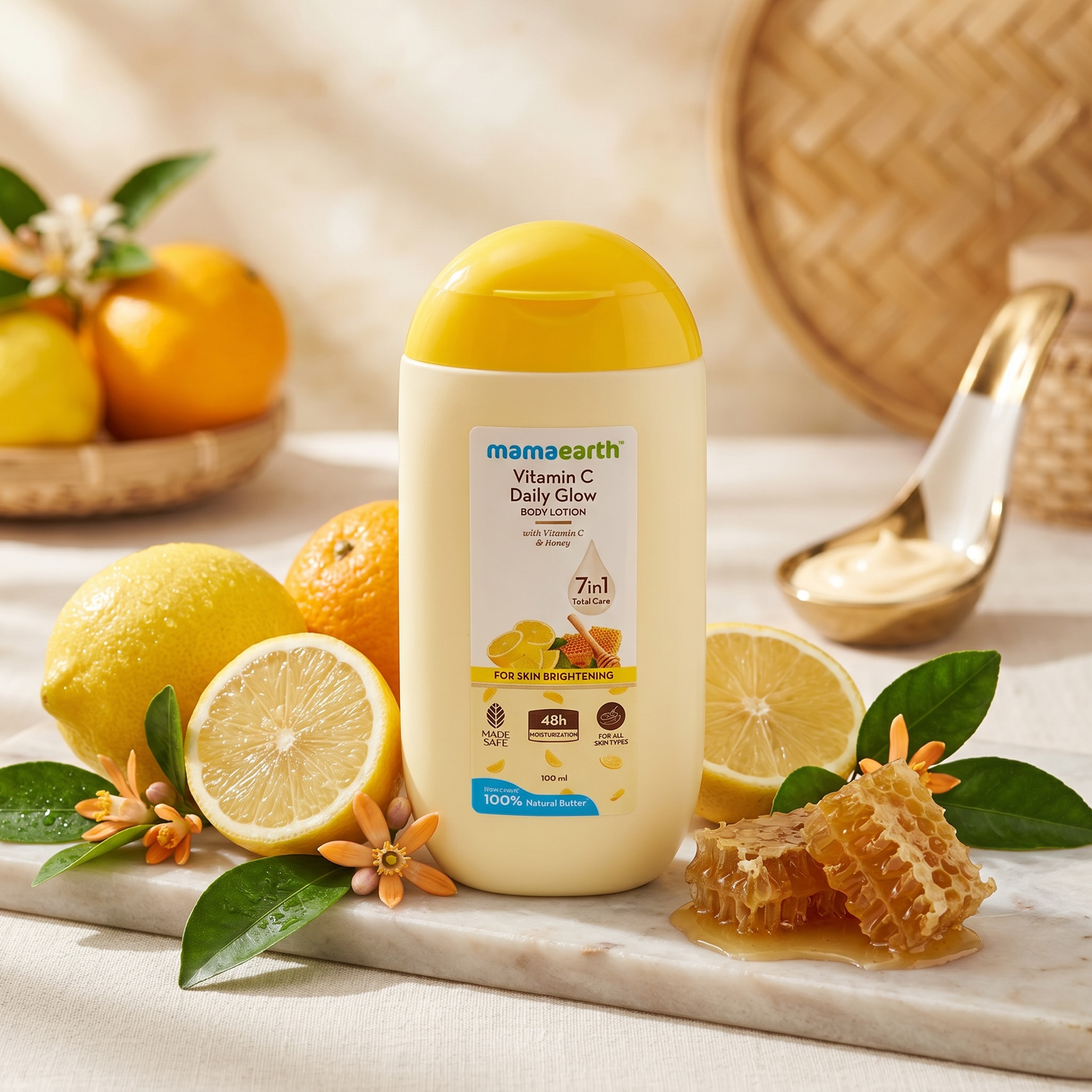 Mamaearth Vitamin C Daily Glow Body Lotion (100 ml)