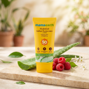 Mamaearth HydraGel Indian Sunscreen SPF 50 (50g)