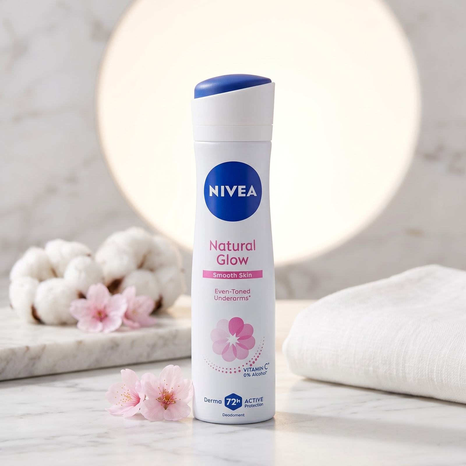NIVEA Natural Glow Smooth Skin with Vitamin C Deo (150ml)