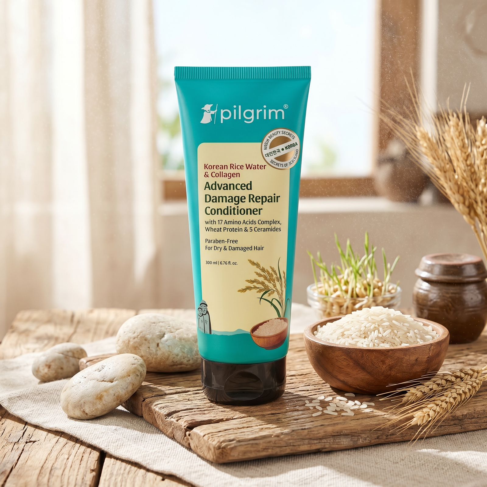 Piligrim Korean Rice Water & Collagen Advanced Damage Repair Conditioner(200ml)